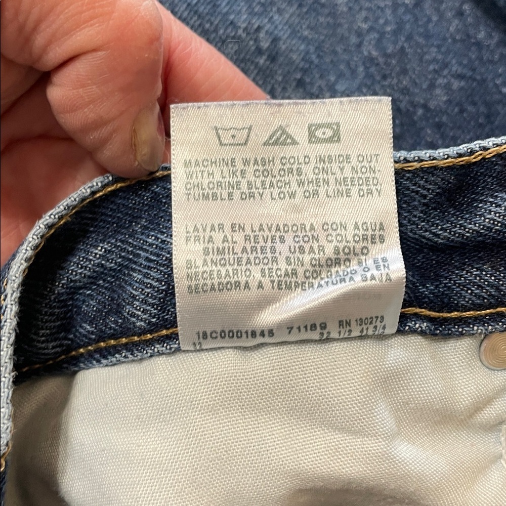Wrangler Dark Blue Regular Fit Jeans - Picture 11 of 14